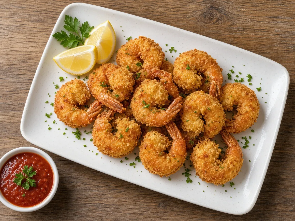 Cornmeal Fried Shrimp